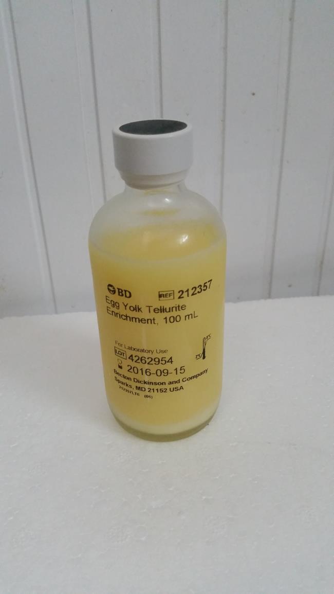 Egg Yolk Tellurite Enrichment 6x100ml